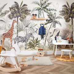 Vintage Explorer Full Wall Mural