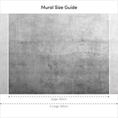 Ombre Concrete Full Wall Mural in Grey