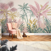 Jungle Escape Full Wall Mural in Multicoloured