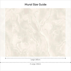 Newbridge Marble Full Wall Mural in Neutral