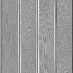 Beadboard Panel Wallpaper in Silver Grey