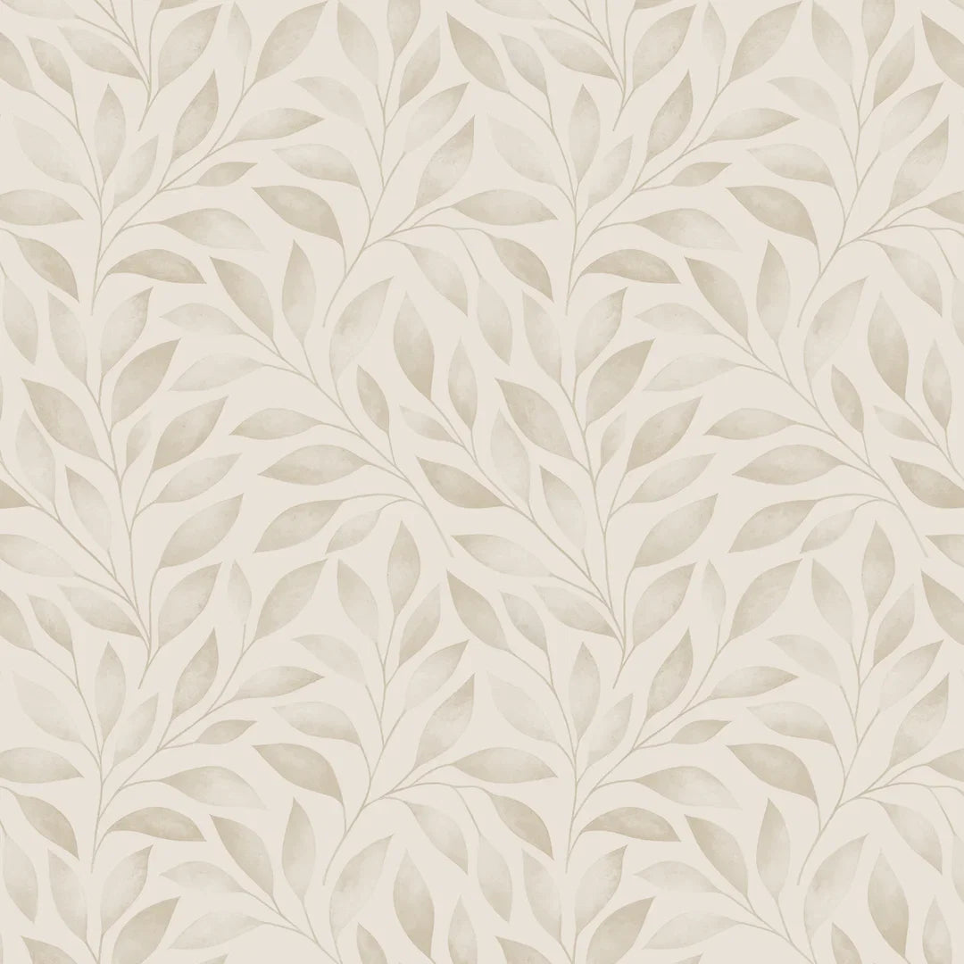Gentle Vines Wallpaper in Sandstone