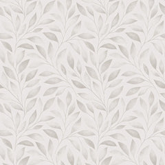 Gentle Vines Wallpaper in Soft Greys