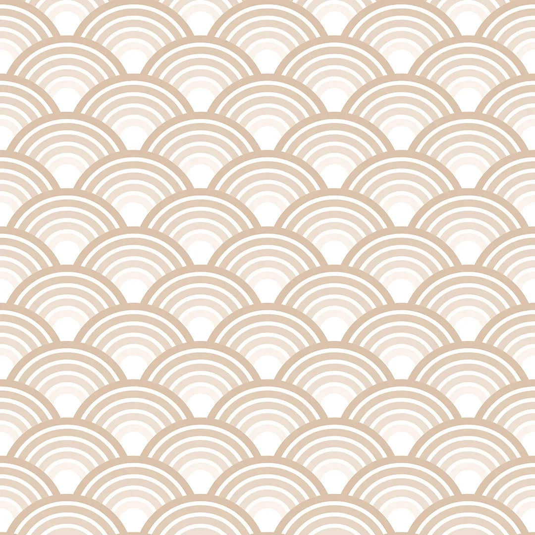 Rainbow Magic Wallpaper in Beige