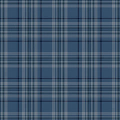 Traditional Check Wallpaper in Navy
