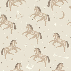 Twinkle, Twinkle Unicorn Wallpaper in Neutrals