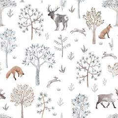 Woodland Dreams Wallpaper in Earthy Tones