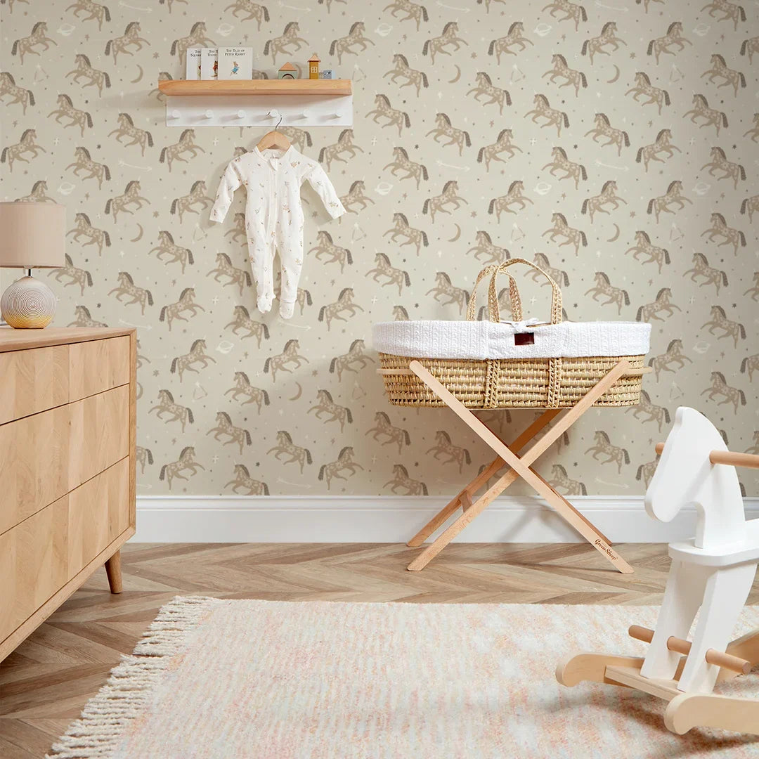 Twinkle, Twinkle Unicorn Wallpaper in Neutrals