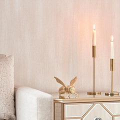 LUX Textures Chenille Plain Wallpaper in Ivory