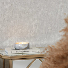 Howson Wallpaper in Soft Grey and Gold