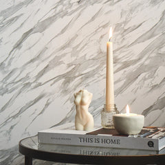 Modern Marble Wallpaper in Grey