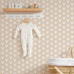 Rainbow Magic Wallpaper in Beige