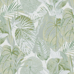 Exotic Oasis Wallpaper in Green