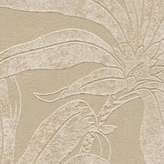 Gentle Palms Wallpaper in Beige