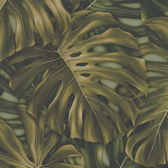 Majestic Monstera Wallpaper in Green