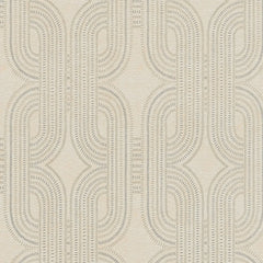 Woven Deco Wallpaper in Beige