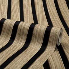 Contemporary Wood Slat Light Oak