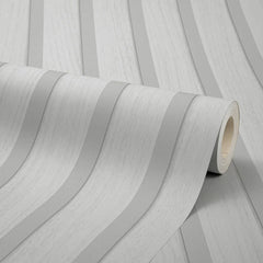 Contemporary Wood Slat Silvery Grey