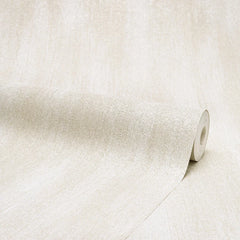 LUX Textures Chenille Plain Wallpaper in Ivory