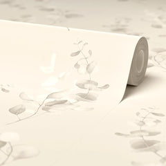 Trailing Eucalyptus Wallpaper in Sandstone