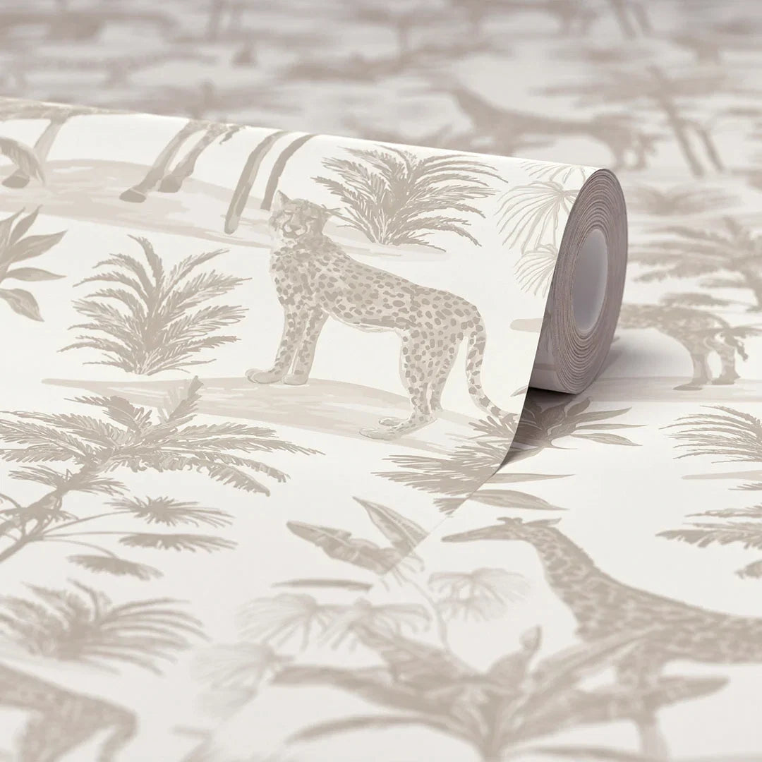 Vintage Explorer Wallpaper in Neutral