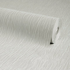 Crushed Silk Wallpaper in Light Grey