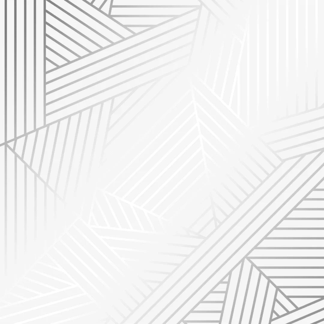 Wingate Geometric Wallpaper in Grey and Silver