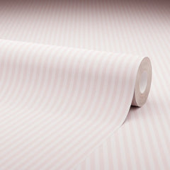 Pin Stripe Wallpaper in Soft Pink