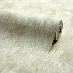 Pori Wallpaper in Beige with Beige Metallic