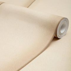 Velvet Padded Headboard Effect Wide Panel Wallpaper in Soft Cream
