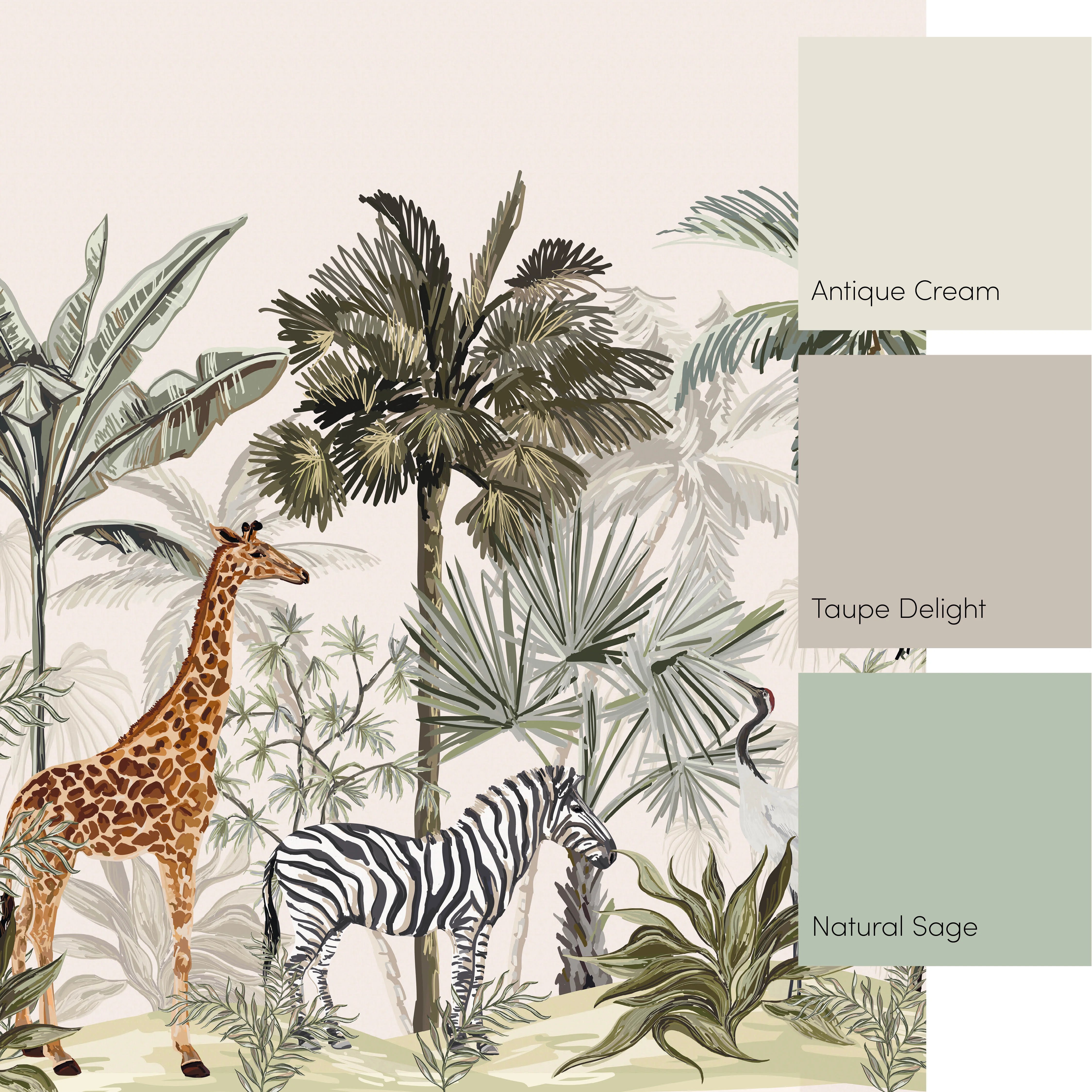 Vintage Explorer Full Wall Mural