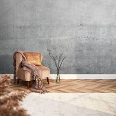 Ombre Concrete Full Wall Mural in Grey