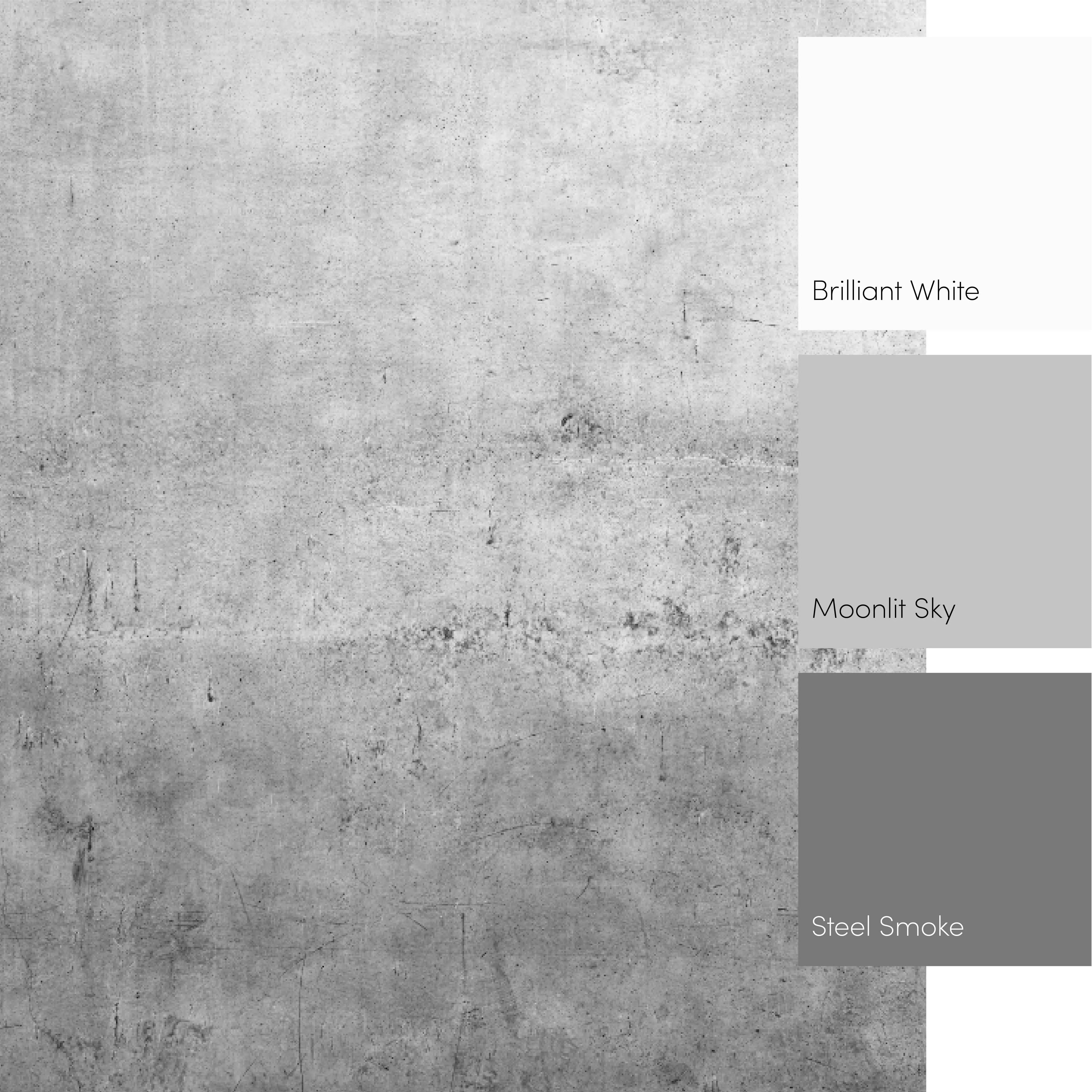 Ombre Concrete Full Wall Mural in Grey